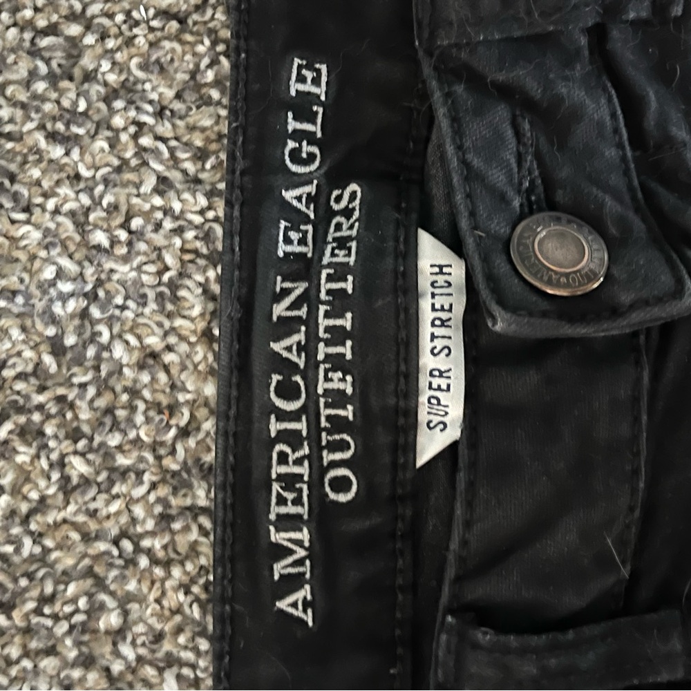 American Eagle Outfitters Women’s Black Super Stretch Skinny Jeans